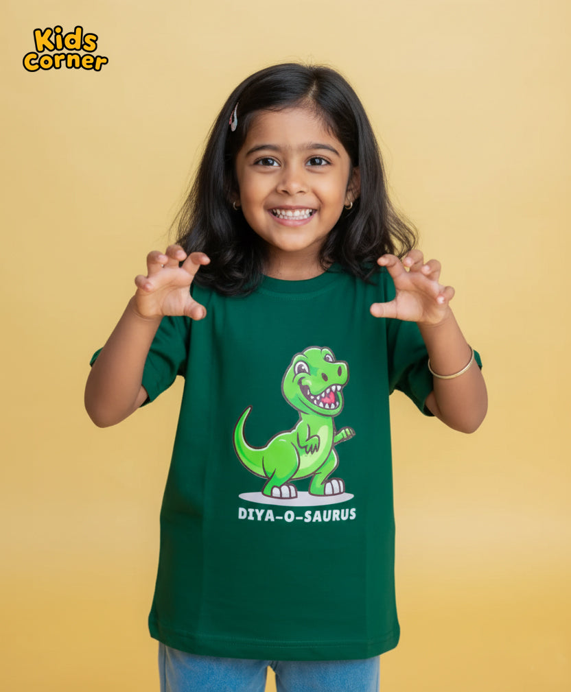 Dino T-shirt for Kids | Get your Kid's name customized