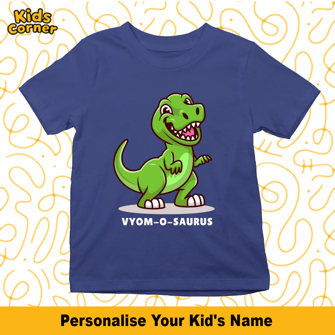 Dino T-shirt for Kids | Get your Kid's name customized