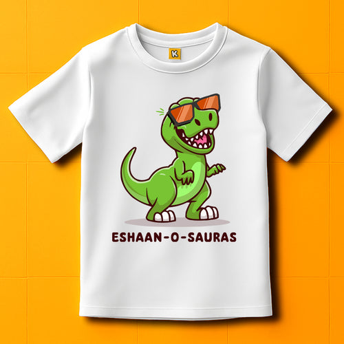 Dino T-shirt for Kids | Get your Kid's name customized